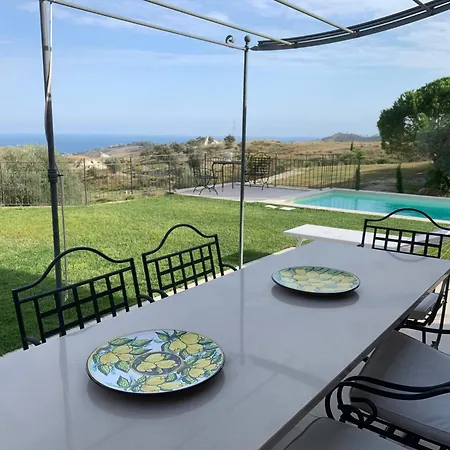 La Perla - With Private Pool And Sea View 빌라 산타 카테리나 델로 로니오
